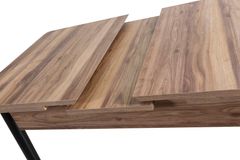 Butterfly 4 Seat Extendable Dining Table, Walnut