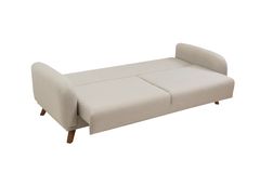 Hera 3-Zitsbank met slaapfunctie met opslagruimte (Kleurkeuze Stof In Showroom)