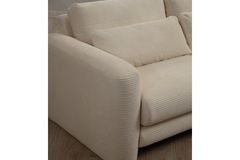 Lilly Hoekbank Rechts met Lont, Wit