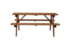 Msm Picknicktafel Met Bank, 6 Zits