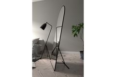 Marsah Free Standing Mirror, 70 x 180 cm, Black