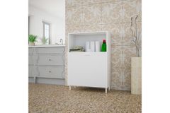 Eucalyptus Badkamermeubel met Wasmand