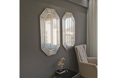 Neostyle Dressoir Spiegel, 60x100 cm, Zilver