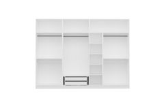 Medway Tideway Kledingkast met 7 Deuren en Bovenkast, Wit