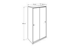 Adore Kledingkast met Schuifdeuren, Wit