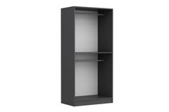 Medway Tideway Kledingkast met 2 Vakken, 210 cm, Antraciet