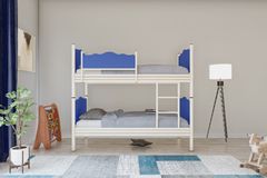 Blatt Stapelbed, 90x190 cm, Blauw