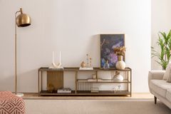 Sinta TV-meubel, Messing