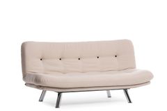 Pafu Hippo Linnen 3-Zitsbank Met Bed Functie, Crème