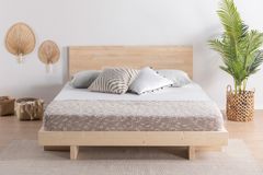 Přírodní dřevěná postel LUNA Patna, 90X190