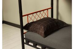 Metis Bunk Bed, 90 x 200 cm, Black