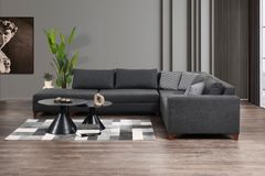 Masse Hoekbank Links, Antraciet