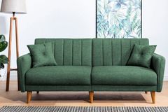 Aqua 3-Sitzer Sofa, Grün