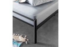 Capello Single Bed, 90 x 190 cm, Black