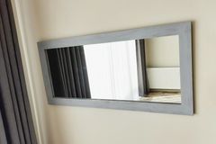 Wood Rechthoekige Staande Spiegel, 150x70 cm, Grijs