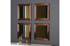 Mone Spiegelset, 4 Stuks, Brons