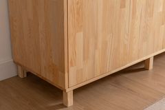 Ranch Houten Kledingkast met 3 Deuren