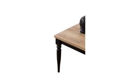 Coleman 4 - 8 Seat Extendable Dining Table, Oak & Black