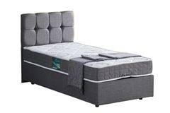 Paris Plus Boxspringbedset met Orthopedisch Matras, 90x190 cm, Grijs