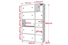 Lessie Multifunctionele Kast, Module IX