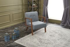 Cinque Terre fauteuil, Lichtblauw