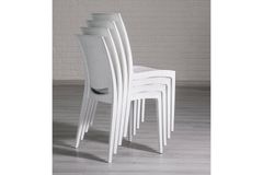 Seneca 6-Zits Tuinset, Wit