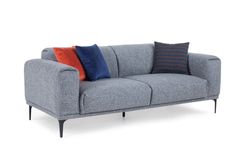 Softy Three Seater Sofa Bed, Grey Ash
