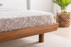 Luna Lucas Houten Bedframe, 180x200 cm, Walnoot