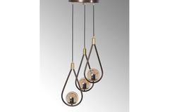 Siena 3-Light Pendant, Yellow