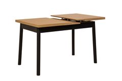 Oliver Uitschuifbare Keukentafel, Eik en Zwart