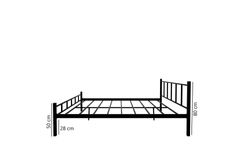 Kimmy Single Bed, 100 x 200 cm, White