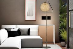 Coude Vloerlamp, Goud