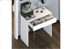 Aria Novella Make-up Tafel met Lades, Wit