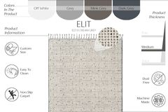 Soho Plain Rug, 160 x 230 cm, Cream