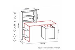 Arnetti Costa Brava Bureau, Walnoot en Antraciet