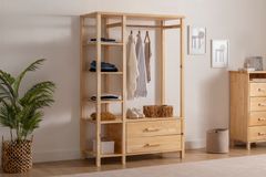 Ranch Open Kledingkast met 2 Lades