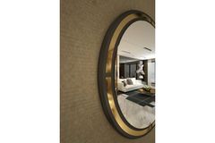 Harmonie Decoratieve Dressoir Spiegel, 50 cm, Antraciet