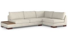 Tulip Corner Sofa Right Chaise, Cream