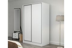 Medway Tideway Kledingkast met Schuifdeuren, 210 cm, Wit