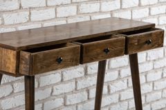 Woodface Rolls Houten Consoletafel, Walnoot
