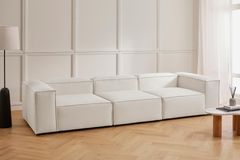 Frid Linnen 3-Zitsbank, Wit