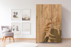 Leva Forest Kledingkast met 3 Deuren, Pijnboom