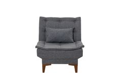 Kelly Fauteuil In Linnen Stof, Donkergrijs