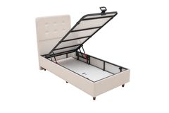 Luna Notte Boxspring Set, 90x190 cm (Kleurkeuze Stof In Showroom)