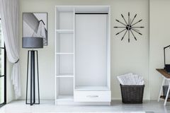 Life Kledingkast met 3 Deuren, Wit