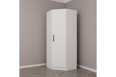 Tideway Hoekkledingkast, 210 cm, Wit