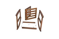 Asien Scandinavische Schommelstoel , Creme en Zwart