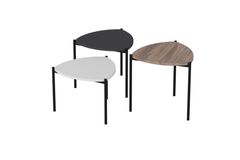 Medway Lenny Metalen Zettafels, Antraciet