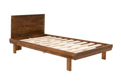 Rio Single Bed, 100 x 200 cm, Walnut