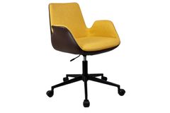 Dora Bureaustoel, Geel & Donkerbruin
